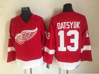 Detroit Red Wings #13 Pavel Datsyuk Throwback Jersey