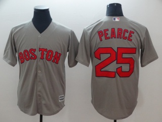 Boston Red Sox #25 Steve Pearce Cool Base Jerseys Grey