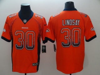Denver Broncos #30 Phillip Lindsay Drift Fashion Vapor Untouchable Limited Jersey Orange