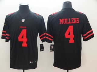 San Francisco 49ers 4 Nick Mullens Vapor Untouchable Limited Football Jersey Black