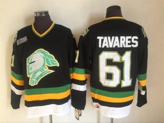 New York Islanders 61 John Tavares London Knights Hockey Jersey Black