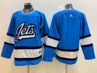 Adidas Winnipeg Jets Blank New Style Hockey Jersey Blue