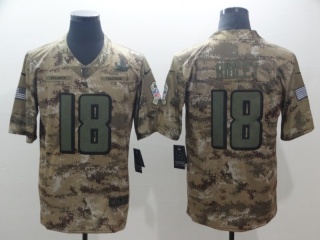 Atlanta Falcons #18 Calvin Ridley Salute to Service Limited Jersey Camo