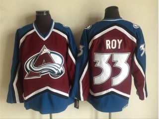 Colorado Avalanche 33 Patrick Roy Hockey Jersey Red CCM