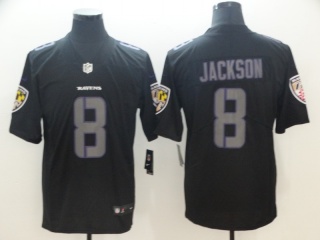 Baltimore Ravens #8 Lamar Jackson Impackt Vapor Untouchable Limited Jersey Black
