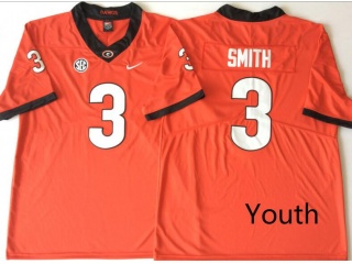 Youth Georgia Bulldogs 3 Roquan Smith Limited Jerseys Red