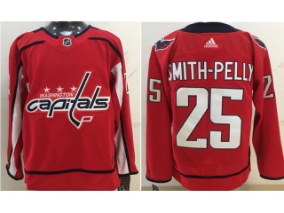 Adidas Washington Capitals 25 Devante Smith-Pelly Hockey Jersey Red