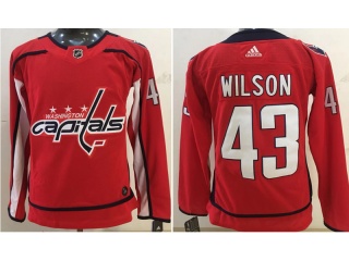Adidas Washington Capitals 43 Tom Wilson Womens Hockey Jersey Red