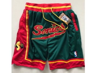 Seattle Super Sonics Throwback Shorts Green