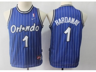 Youth Orlando Magic #1 Penny Hardaway Strips Jersey Blue