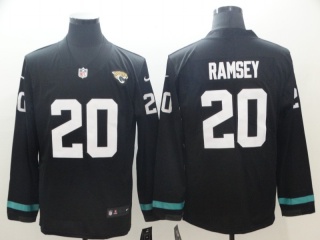 Jacksonville Jaguars #20 Jalen Ramsey Long Sleeves Men's Vapor Untouchable Limited Jersey Black