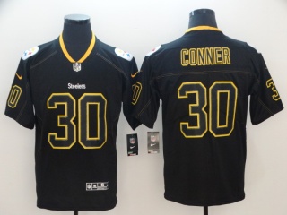 Pittsburgh Steelers #30 James Conner Lights Out Vapor Untouchable Limited Jersey Black