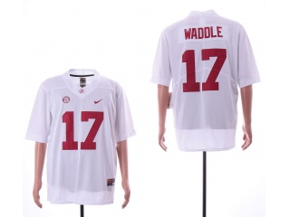 Alabama Crimson Tide #17 Jaylen Waddle Limited Jersey White