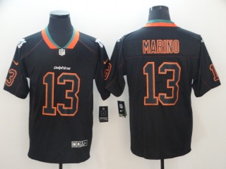 Miami Dolphins #13 Dan Marino Lights Out Vapor Untouchable Limited Jersey Black