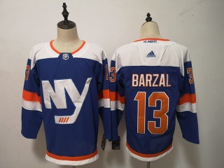 Adidas New York Islanders 13 Mathew Barzal Hockey Jersey Blue