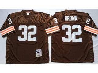 Cleveland Browns 32 Jim Brown Football Jersey Retro