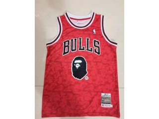 Bape x Chicago Bulls 93 BAPE Basketball Jersey Red