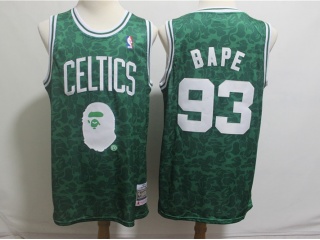 Bape x Boston Celtics 93 BAPE Basketball Jersey Green