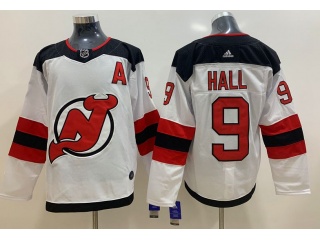 Adidas New Jersey Devils #9 Taylor Hall Hockey White