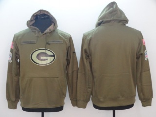 Green Bay Packers Blank Salute To Service Hoodie