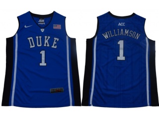 Duke Blue Devils #1 Zion Williamson Elite College Basketball Jersey