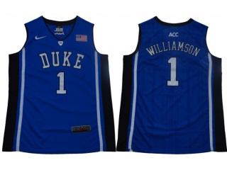 Duke Blue Devils #1 Zion Williamson Elite College Basketball Jersey