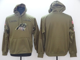 Carolina Panthers Salute To Service Hooide Green