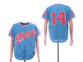 Chicago White Sox #14 Paul Konerko Throwback Jersey Blue