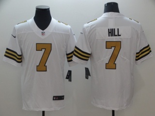 New Orleans Saints 7 Josh Hill Color Rush Limited Jersey White
