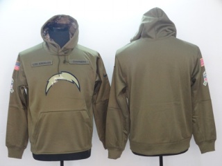 Los Angeles Chargers Salute To Service Hoodie Green
