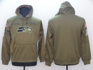 Seattle Seahawks Salute To Service Hoodie Green