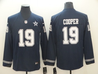 Dallas Cowboys #19 Amari Cooper Long Sleeves Vapor Untouchable Limited Jersey Blue