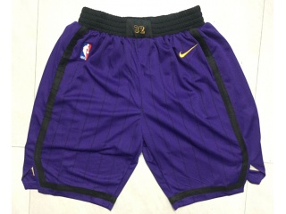 Nike Los Angeles Lakers City Shorts Jersey Purple