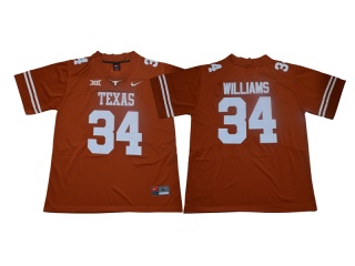 Texas Longhorns #34 Ricky Williams Limited Jersey Dark Orange