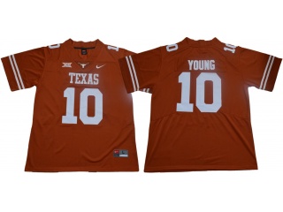 Texas Longhorns #10 Vince Young Limited Jersey Dark Orange