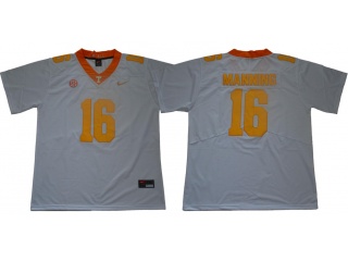 Tennessee Volunteers #16 Peyton Manning Limited Jersey White