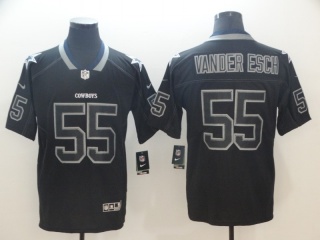 Dallas Cowboys #55 Leighton Vander Esch Lights Out Vapor Limited Jersey Black