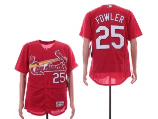 St. Louis Cardinals #25 Dexter Fowler Flexbase Jersey Red