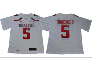 Texas Tech #5 Patrick Mahomes II College Football Jersey White