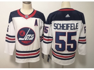 Adidas Winnipeg Jets #55 Mark Scheifele Hockey Jersey White
