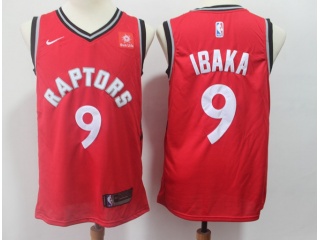 Nike Toronto Raptors #9 Serge Ibaka Swingman Jersey Red