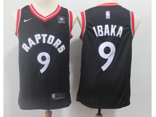 Nike Toronto Raptors #9 Serge Ibaka Swingman Jersey Black