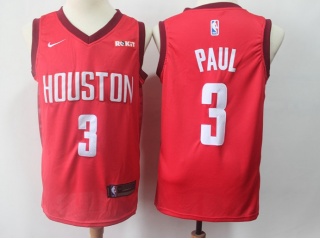 Houston Rockets #3 Chris Paul Earned Edition Basketball Jersey Red