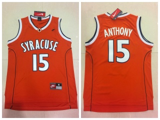 Syracuse Orange 15 Carmelo Anthony College Basketball Jersey