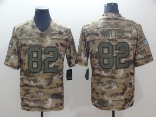 Dallas Cowboys #82 Jason Witten Salute to Service Vapor Limited Jersey Camo