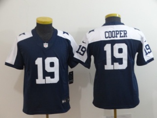 Youth Dallas Cowboys #19 Amari Cooper Thanksgiving Vapor Untouchable Limited Jersey Blue
