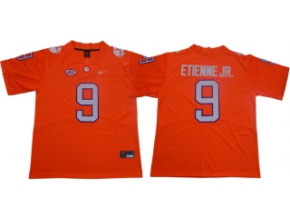 Clemson Tigers #9 Travis Etienne Jr Vapor Limited College Football Jersey Orange