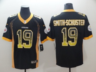 Pittsburgh Steelers #19 JuJu Smith-Schuster Drift Fashion Vapor Untouchable Limited Jersey Black