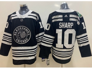 Adidas Chicago Blackhawks #10 Patrick Sharp Winter Classic Hockey Jersey Black