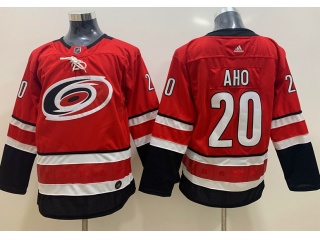 Youth Adidas Carolina Hurricanes #22 Sebastian Aho Hockey Jersey Red